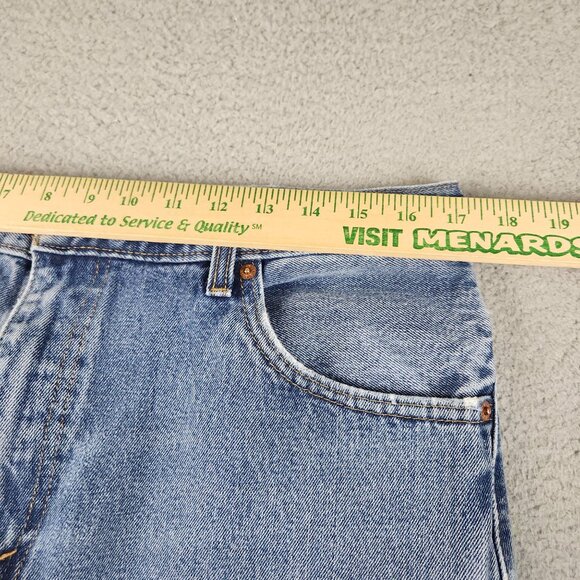 Levis Jeans Mens 36x32 Blue 517 Distress Faded Cowboy Western Ranch Hand Rodeo a - Picture 3 of 15